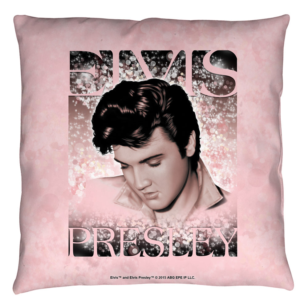 Elvis Presley/soft Lights - Throw Pillow