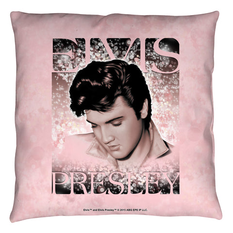 Elvis Presley/soft Lights - Throw Pillow