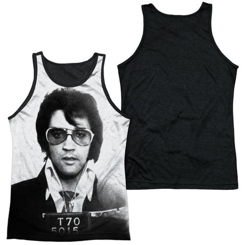 Adult 100% Poly Tank Top Black Back