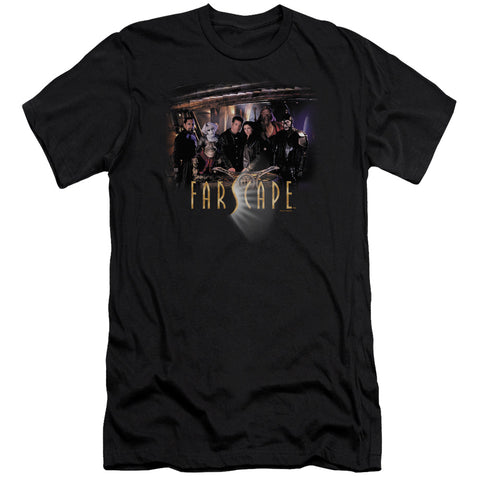 Farscape/cast-premuim Canvas Adult Slim Fit 30/1-black