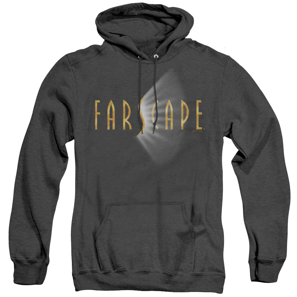 Farscape/logo - Adult Heather Hoodie - Black
