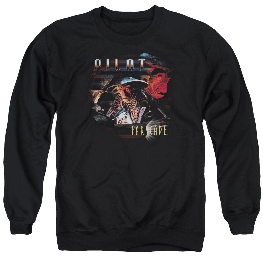 Farscape/pilot - Adult Crewneck Sweatshirt - Black