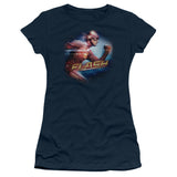 Juniors Sheer Cap Sleeve