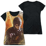 Junior Cap Sleeve 100% Poly Black Back