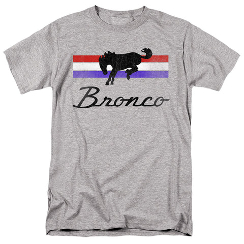Ford Bronco/bronco Stripes-s/s Adult 18/1-athletic Heather