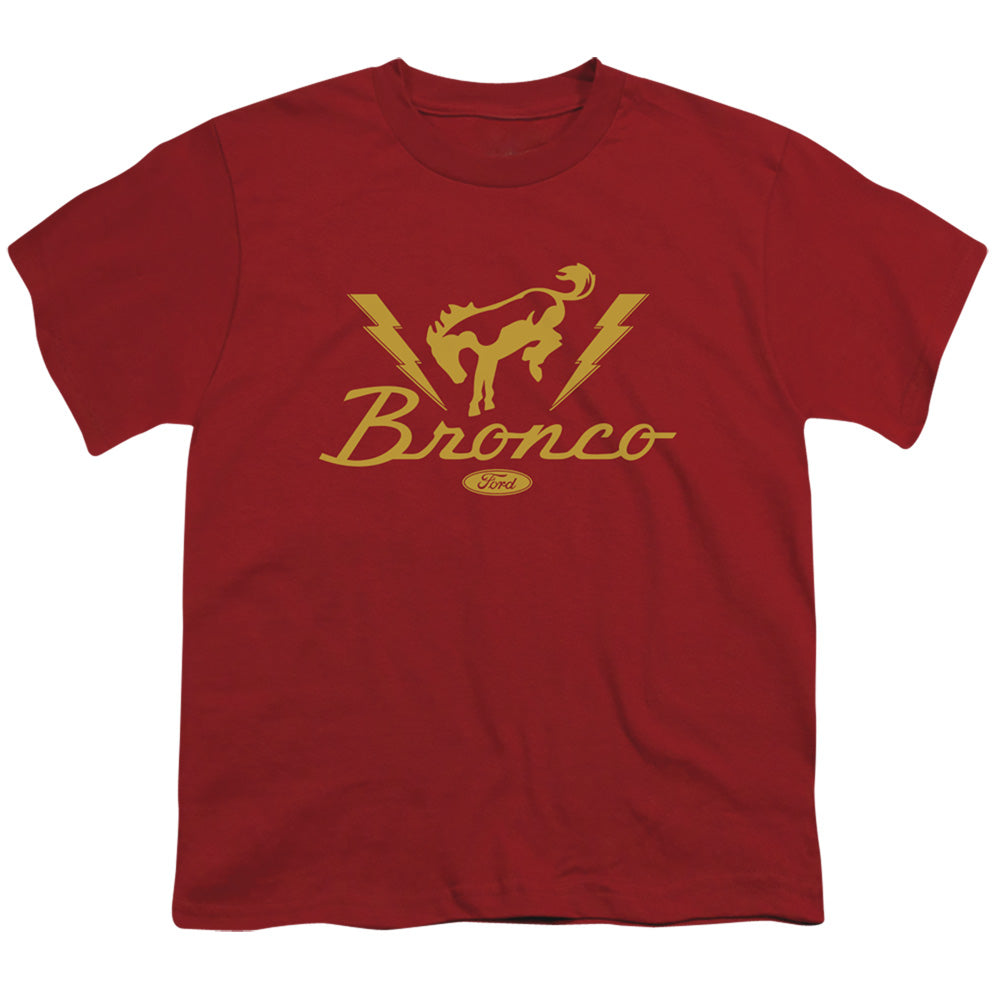 Ford Bronco/lightning Bronco-s/s Youth 18/1-cardinal
