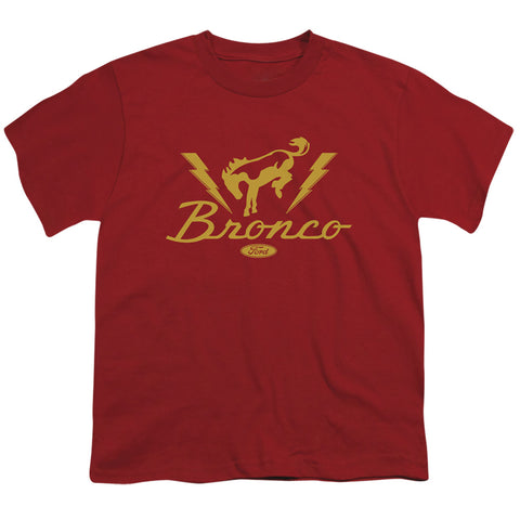 Ford Bronco/lightning Bronco-s/s Youth 18/1-cardinal