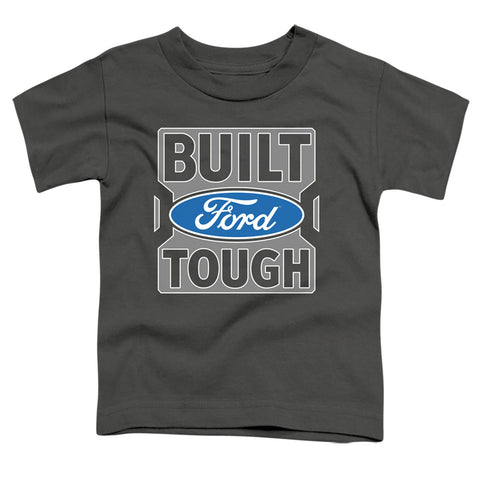 Ford Trucks/built Ford Tough-s/s Toddler Tee-charcoal