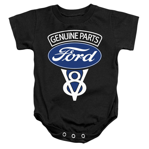 Ford/v8 Genuine Parts-infant Snapsuit-black