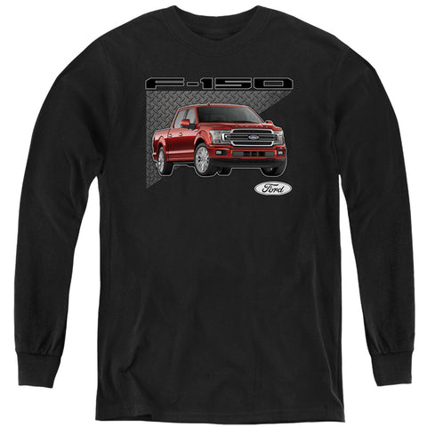 Ford Trucks/f 150-youth Long Sleeve-black