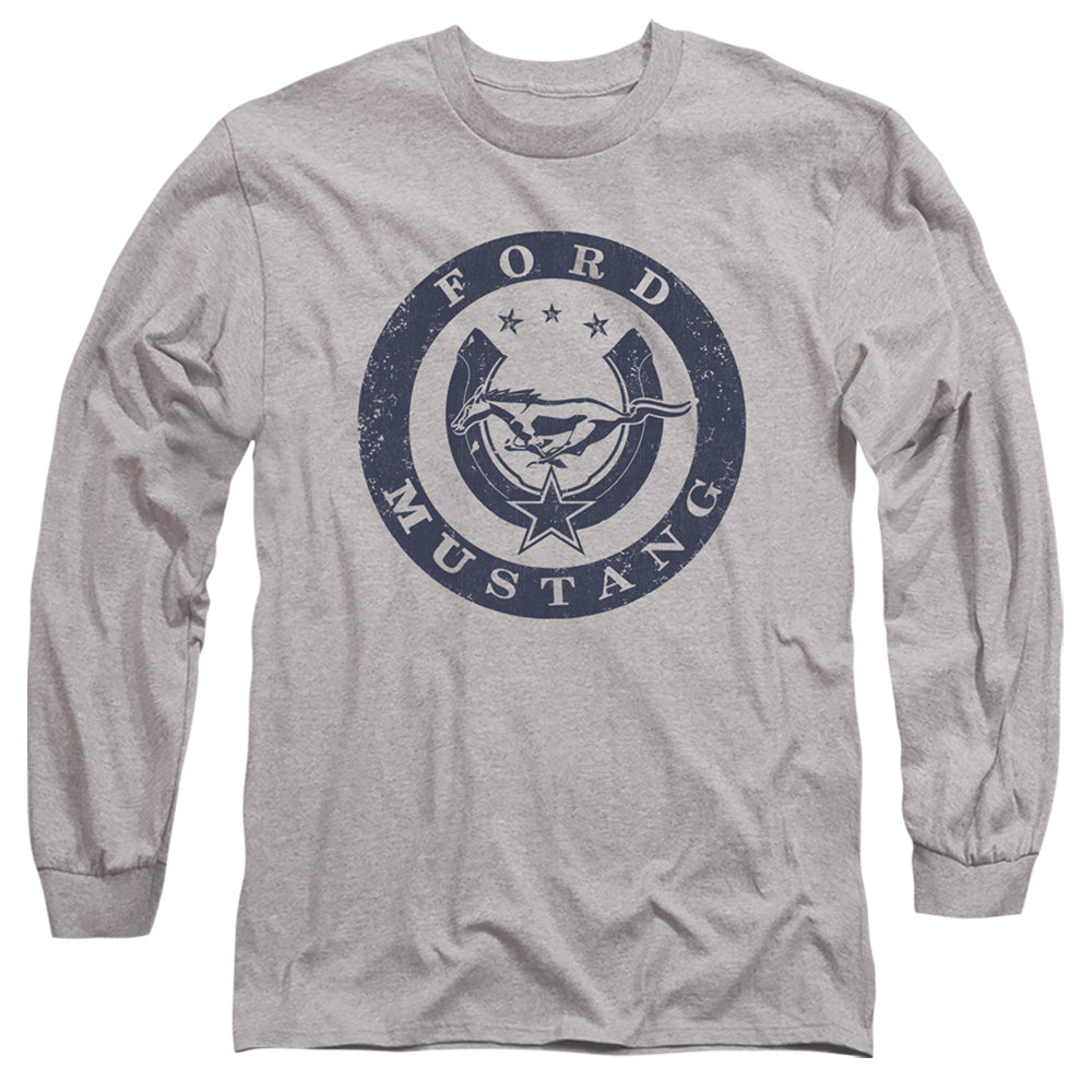 Ford Mustang/lucky Ford Mustang-l/s Adult 18/1-athletic Heather