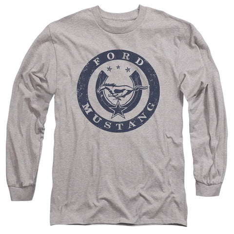 Ford Mustang/lucky Ford Mustang-l/s Adult 18/1-athletic Heather