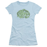 Juniors Sheer Cap Sleeve
