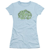 Juniors Sheer Cap Sleeve