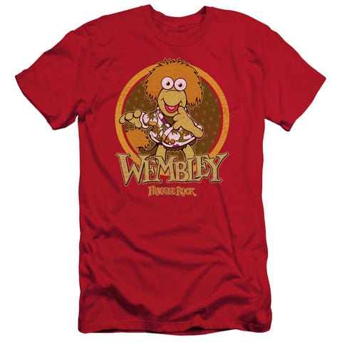 Fraggle Rock/wembley Circle-s/s Adult 30/1-red