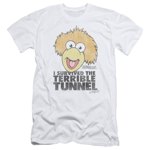 Fraggle Rock/terrible Tunnel-s/s Adult 30/1-white