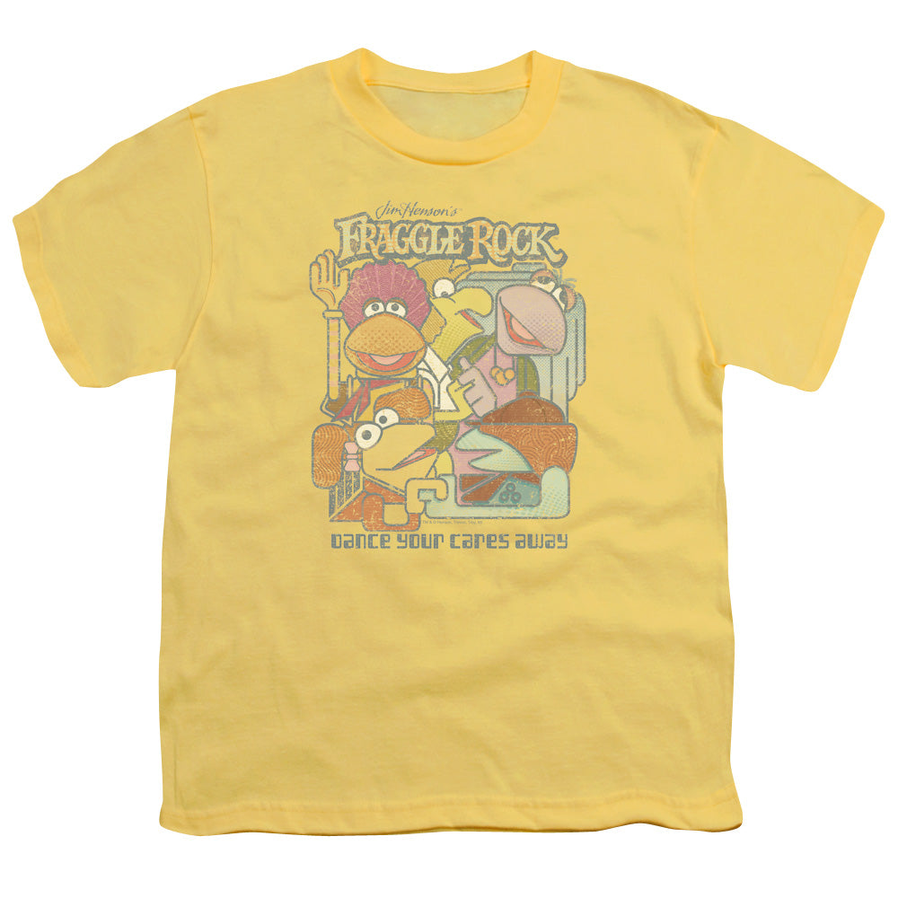 Fraggle Rock/fraggle Abstract-s/s Youth 18/1-banana