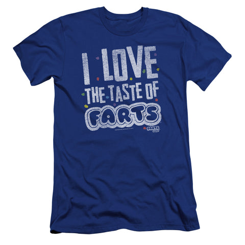 Farts Candy/tasty Farts-premuim Canvas Adult Slim Fit 30/1-royal Blue
