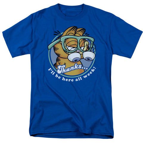 Garfield/performing - S/s Adult 18/1 - Royal Blue