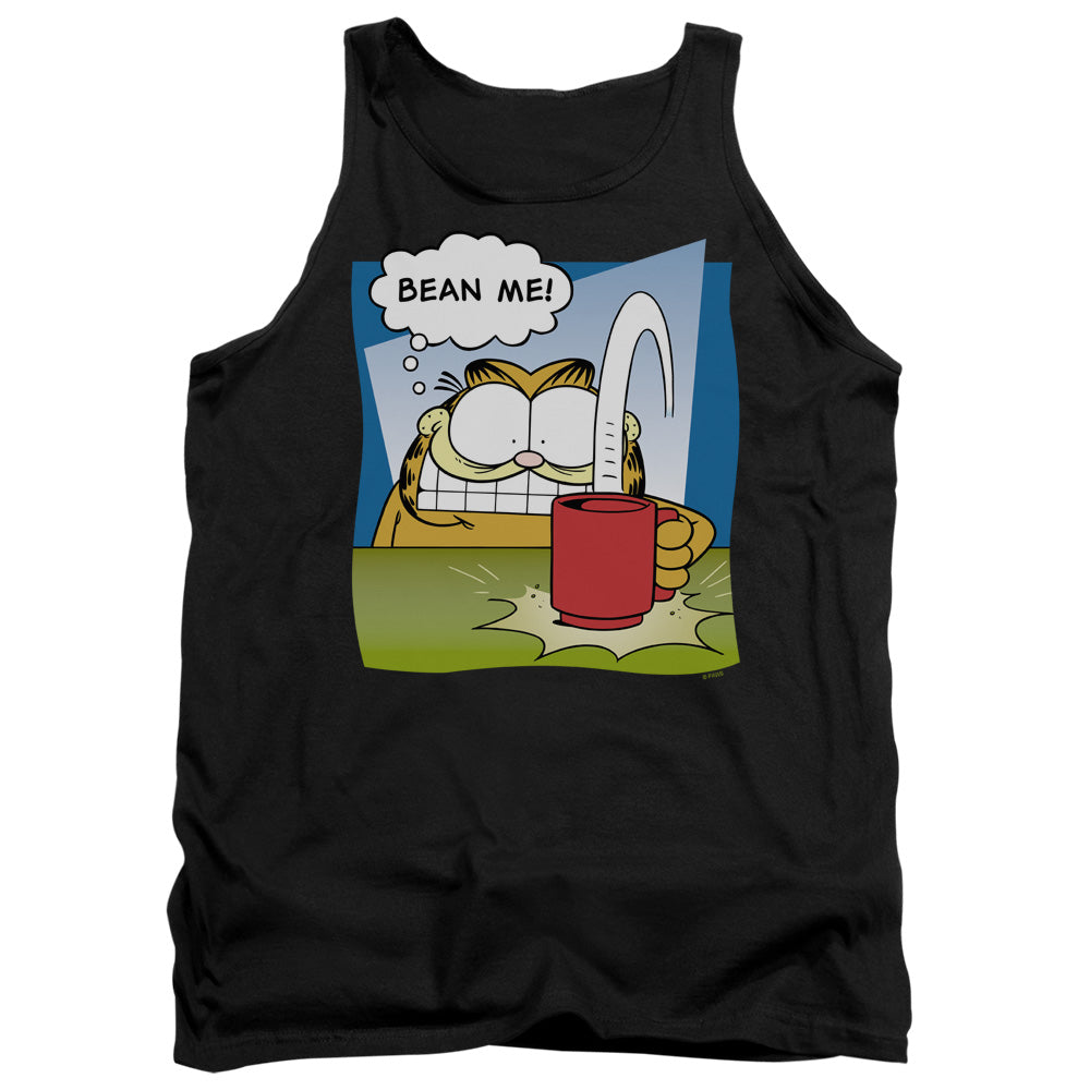 Garfield/bean Me - Adult Tank - Black