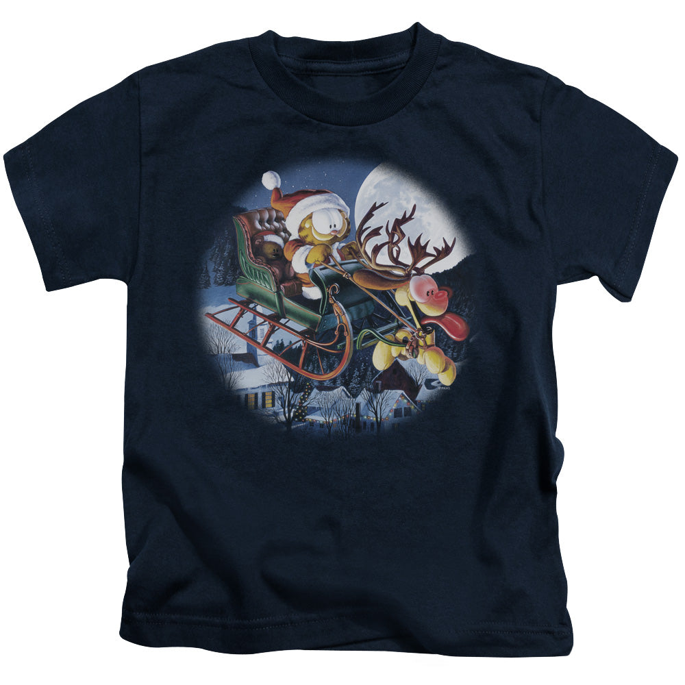 Garfield/moonlight Ride-s/s Juvenile 18/1-navy