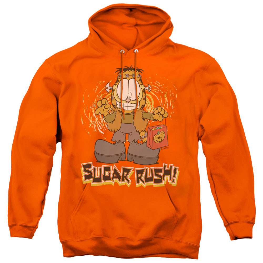 Garfield/sugar Rush - Adult Pull-over Hoodie - Orange