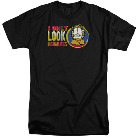 Garfield/i Only Look Harmless-s/s Adult Tall-black