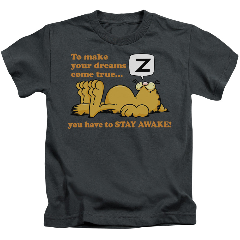 Garfield/stay Awake-s/s Juvenile 18/1-charcoal-sm(4)