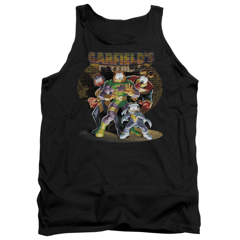 Garfield/spotlight-adult Tank-black