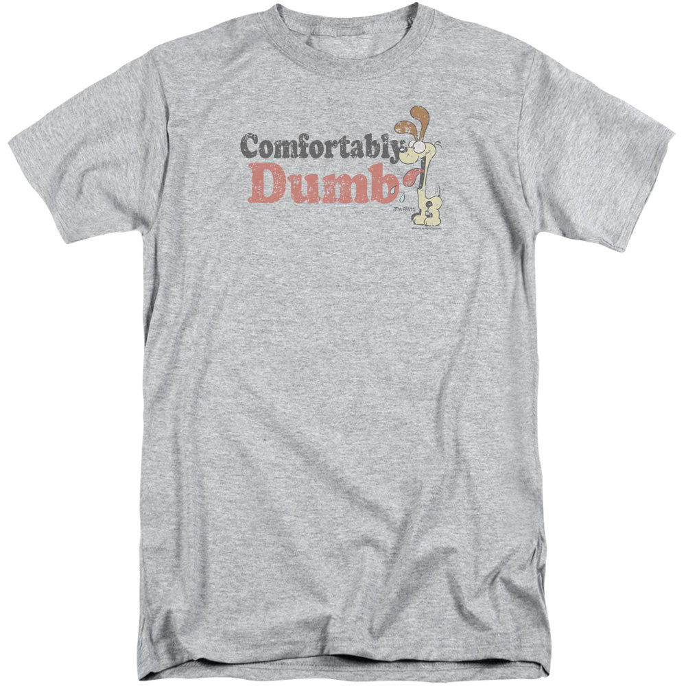 Garfield/comfortably Dumb-s/s Adult Tall-athletic Heather