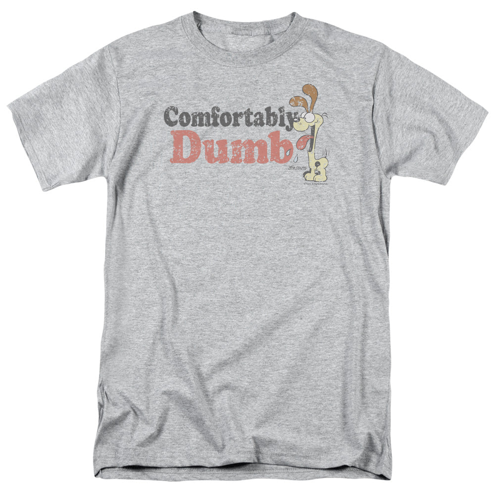 Garfield/comfortably Dumb-s/s Adult 18/1 - Athletic Heather