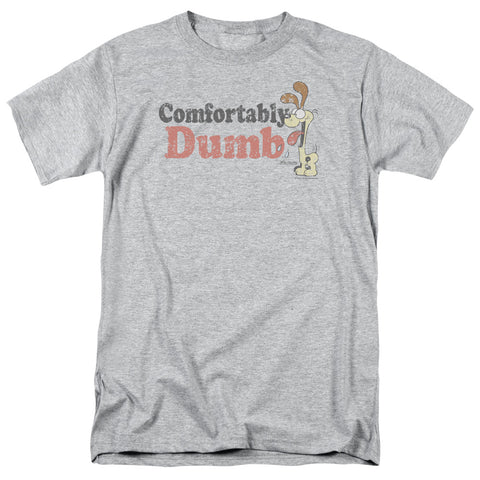 Garfield/comfortably Dumb-s/s Adult 18/1 - Athletic Heather