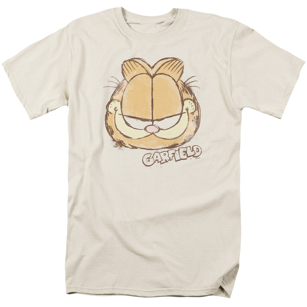Garfield/water Color Cat - S/s Adult 18/1 - Cream