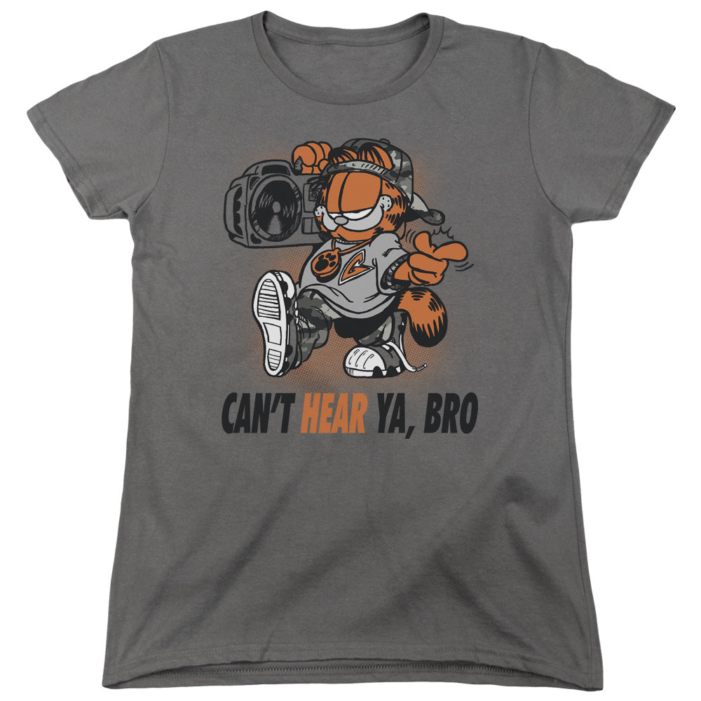 Garfield/oh Snap-s/s Womens Tee-charcoal