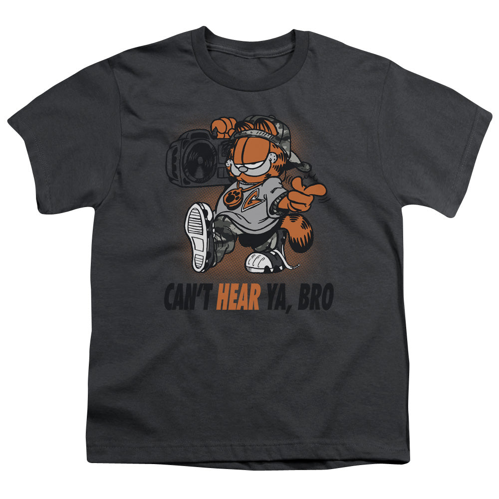 Garfield/oh Snap - S/s Youth 18/1 - Charcoal