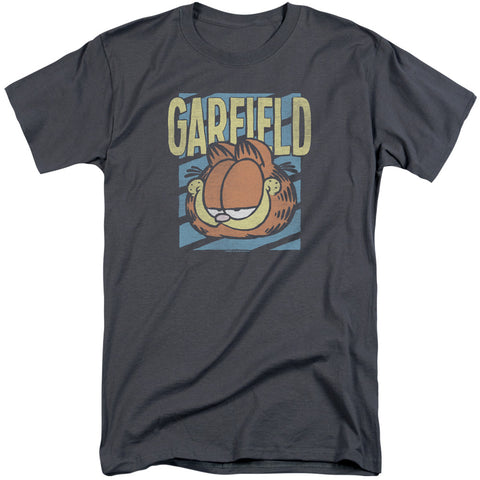 Garfield/rad Garfield-s/s Adult Tall-charcoal