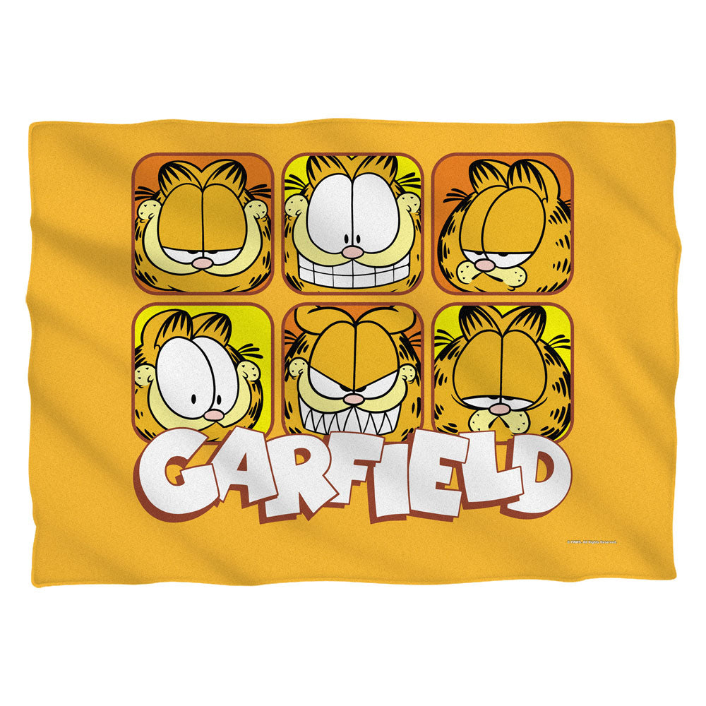 Garfield/faces-pillow Case-white