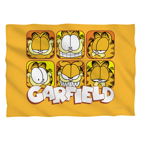 Garfield/faces-pillow Case-white