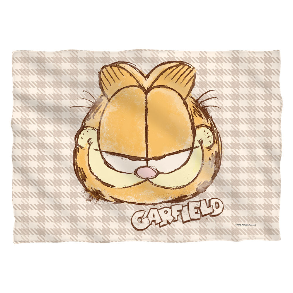 Garfield/watercolor-pillow Case-white