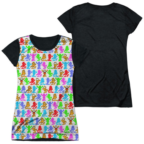 Junior Cap Sleeve 100% Poly Black Back