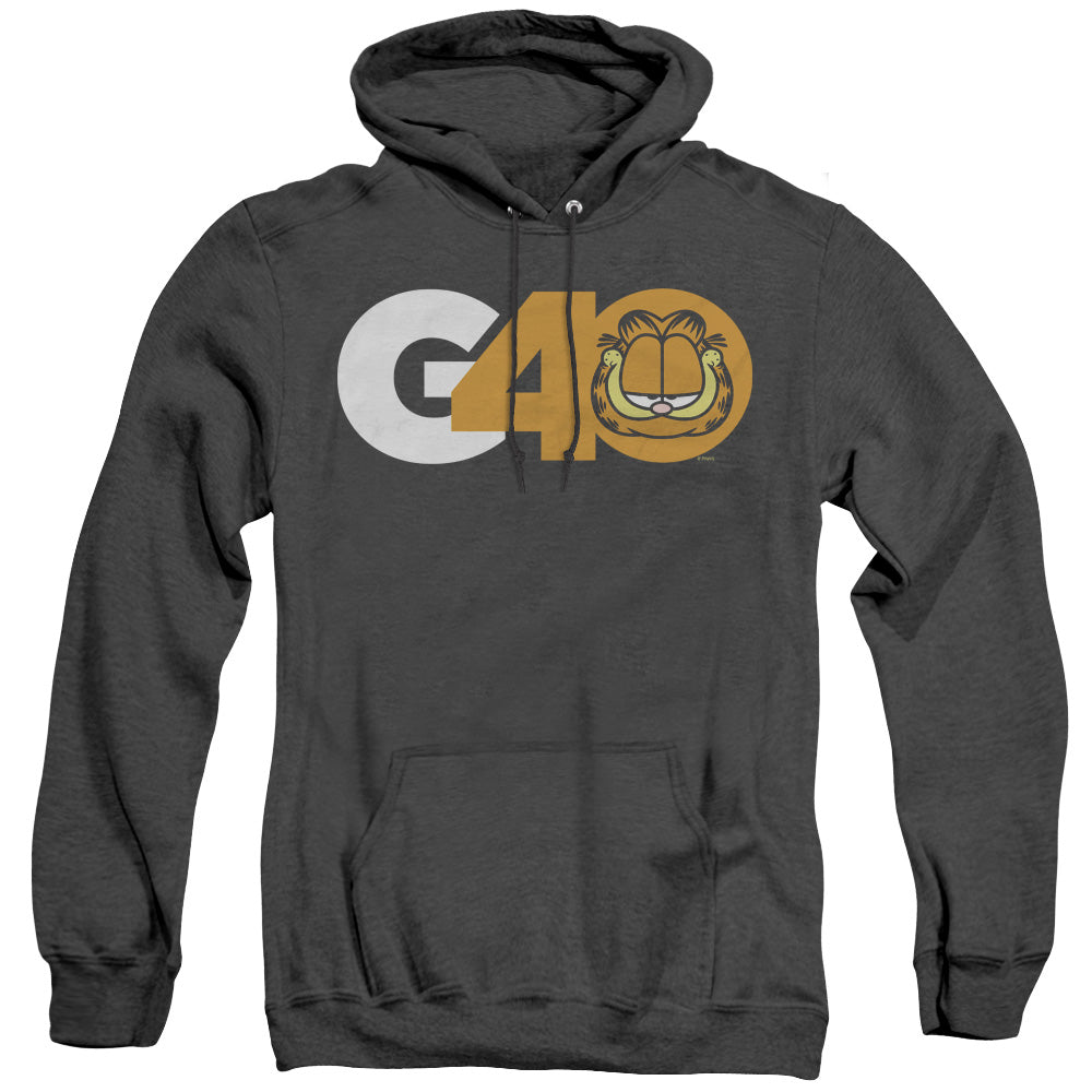 Garfield/g40-adult Heather Hoodie-black