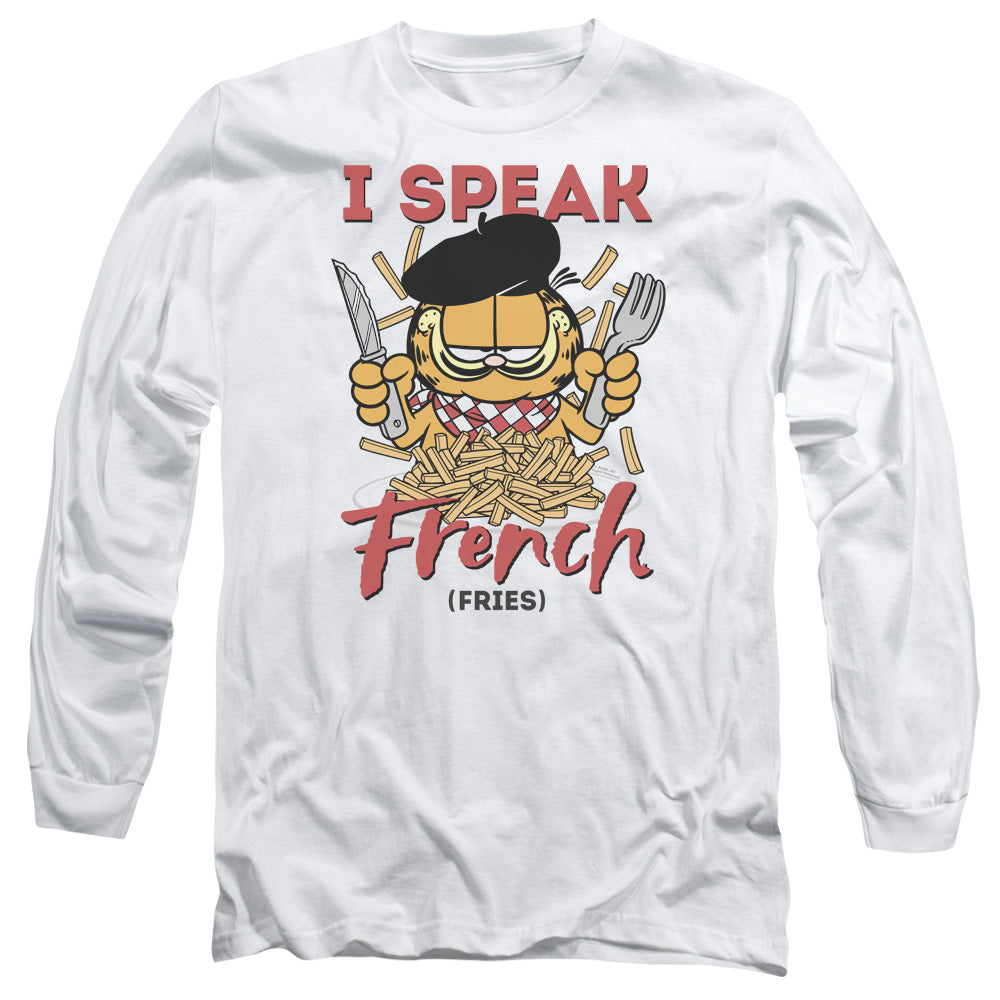 Garfield/speaking Love-l/s Adult 18/1-white