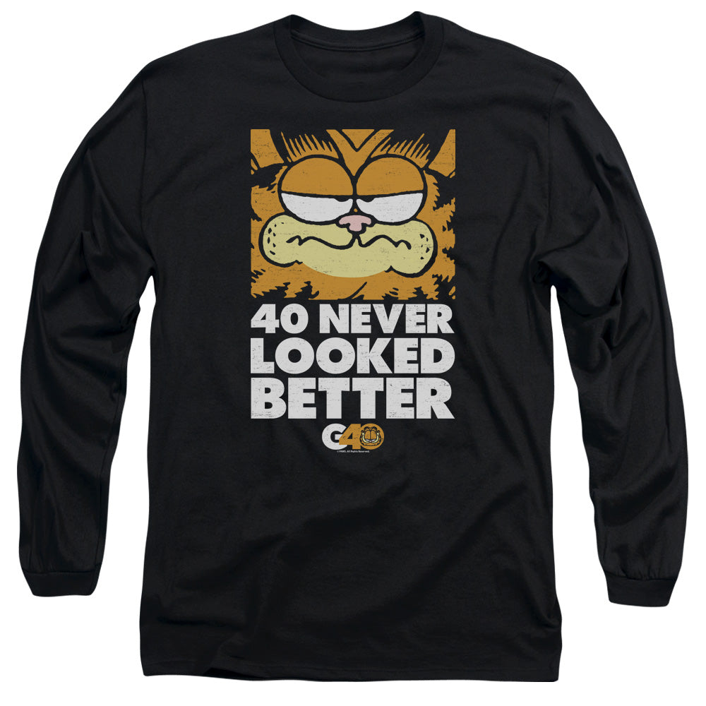 Garfield/40 Looks-l/s Adult 18/1-black