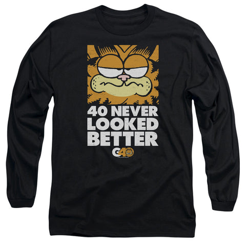 Garfield/40 Looks-l/s Adult 18/1-black