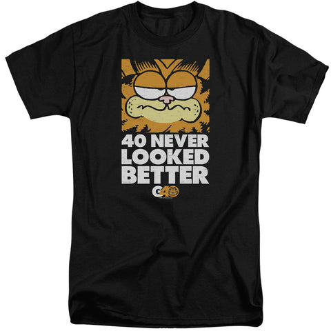 Garfield/40 Looks-s/s Adult Tall 18/1-black
