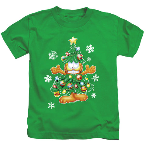 Garfield/tree-s/s Juvenile 18/1-kelly Green