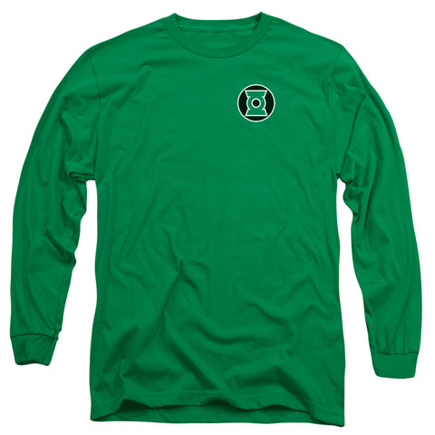 Green Lantern/kyle Rayner Logo - L/s Adult 18/1 - Kelly Green