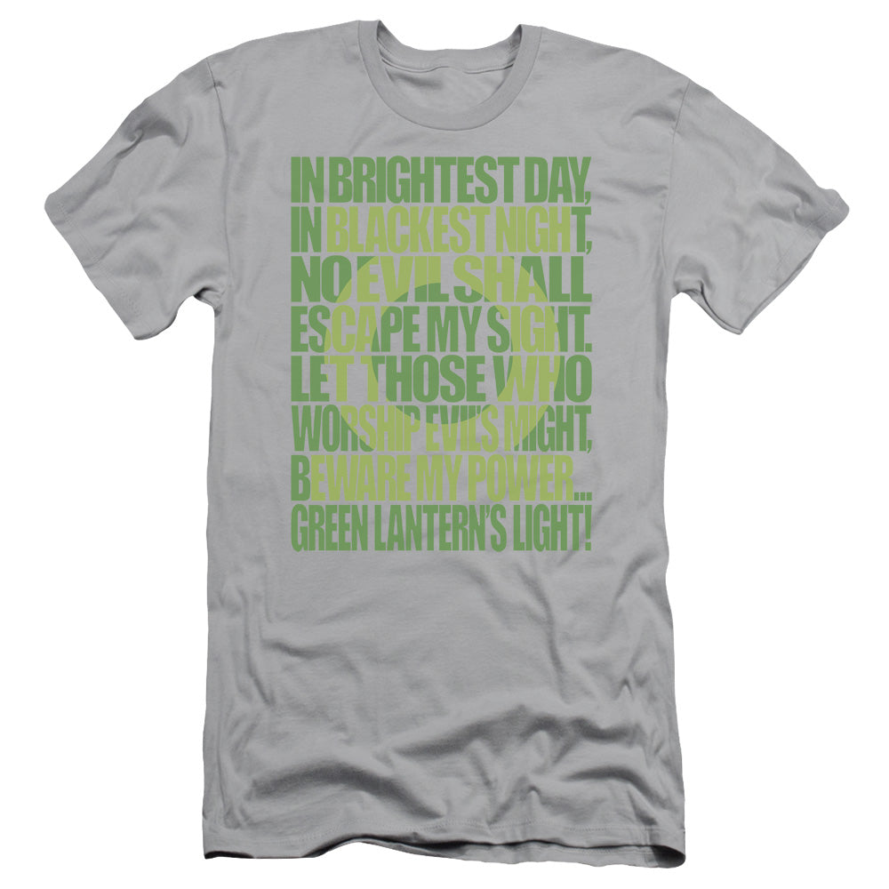 Green Lantern/green Lantern Oath - S/s Adult 30/1 - Silver