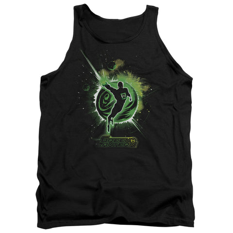 Green Lantern/shadow Lantern - Adult Tank - Black
