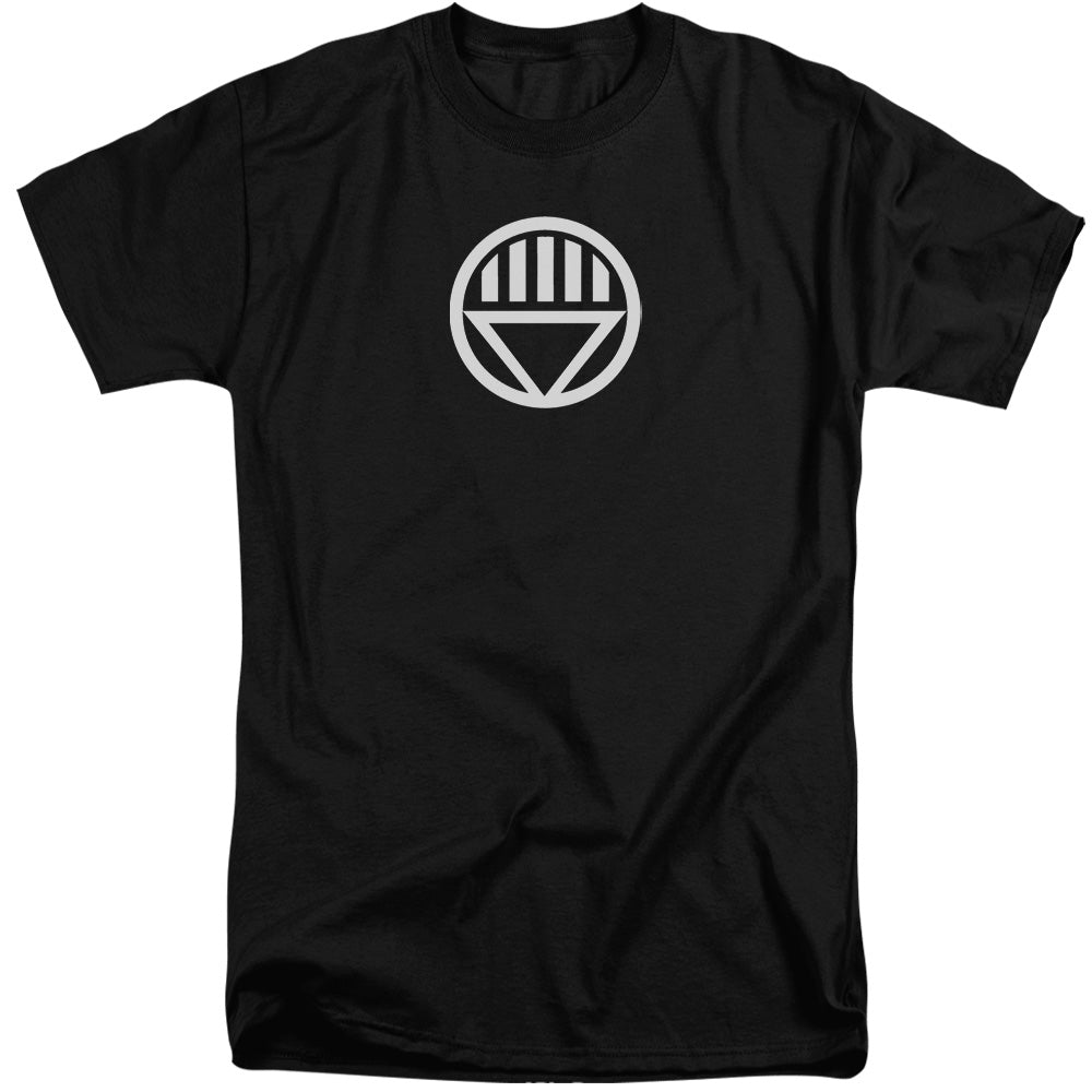 Green Lantern/black Lantern Logo-s/s Adult Tall-black